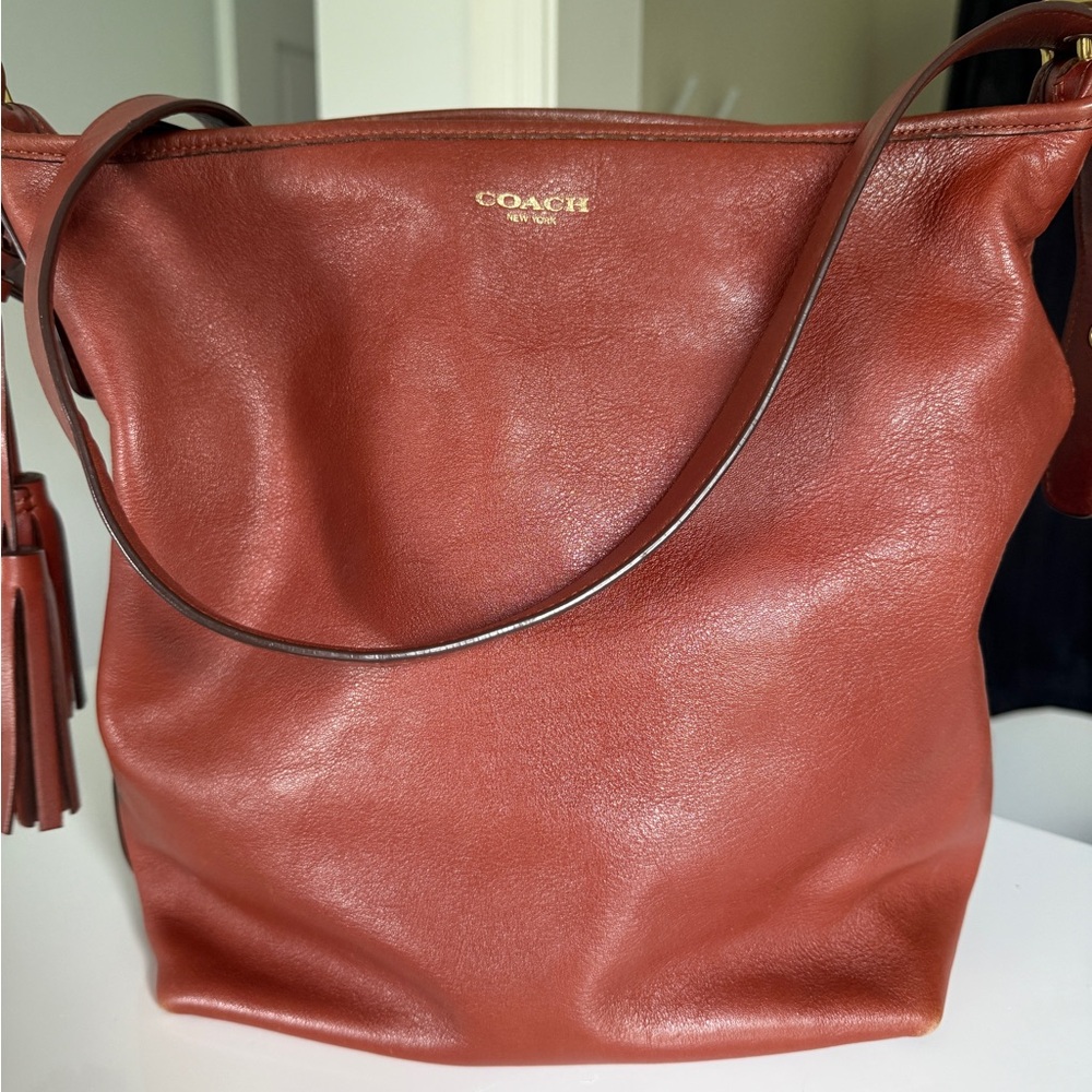 Coach Rich Brown Leather Hobo bag